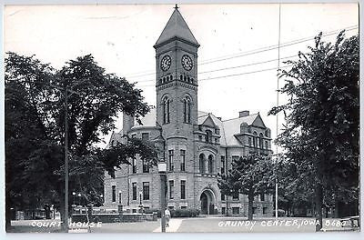 Vintage Postcard of The Court House in Grundy Center, Iowa $10.00