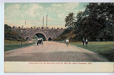 Vintage Postcard of Lower Drive on the Boulevard from St. Clair., Cleveland, OH $10.00