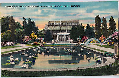 Vintage Postcard of Missouri Botanical Gardens Shaw's Garden St. Louis, MO $10.00