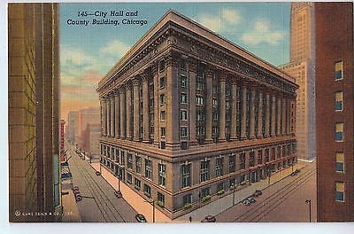 Vintage Postcard of The City Hall and County Building, Chicago, IL $10.00