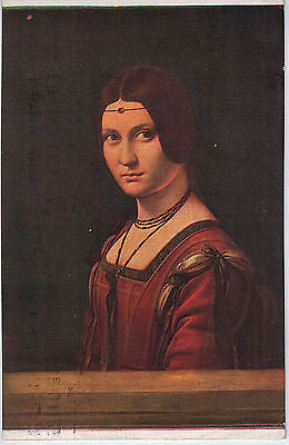 Vintage Postcard of Portrait of Lucrezia Crivelli, France $10.00