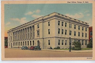 Vintage Postcard of Fargo, North Dakota Post Office $10.00