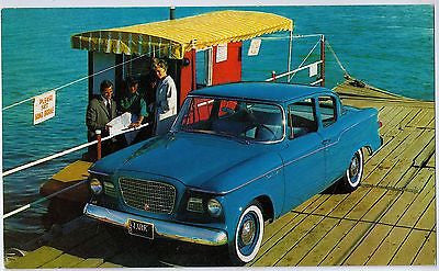 Vintage Postcard of 1960 Lark 2-Door Sedan (De Luxe) $5.00