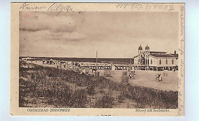 1923 German Postcard with Photo of Ostseebad Zinnowitz $15.00
