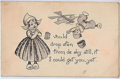 1913 Postcard of Dutch Children $20.00