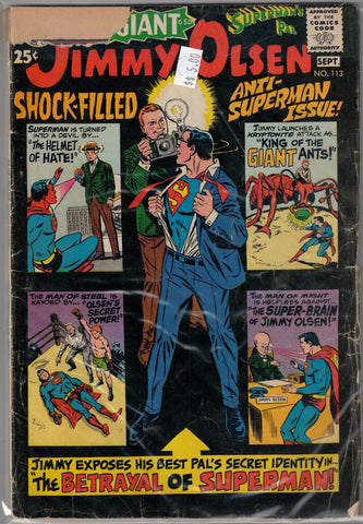 Superman's Pal Jimmy Olsen Issue # 113 DC Comics $5.00