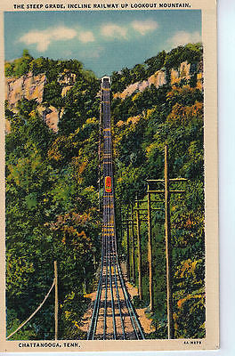 Vintage Postcard of The Steep Grade, Incline Railway up Lookout Mountain $10.00
