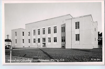 Vintage Postcard of Houston County Court House-Perry, GA $10.00