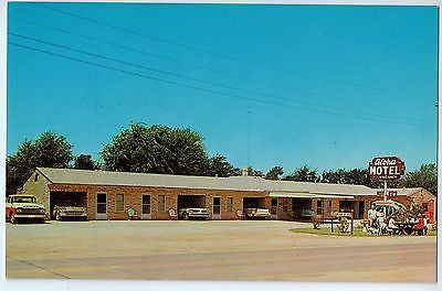 Vintage Postcard of Aloha Motel and Trailer Park Pond Creek, OK $10.00