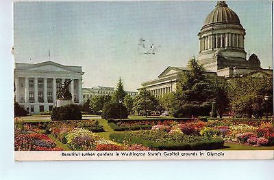 Vintage Postcard of The Gardens in Olympia, WA $10.00