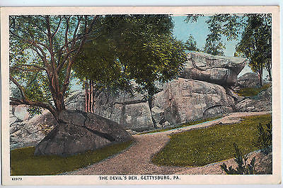 Vintage Postcard of The Devil's Den, Gettysburg, PA $10.00
