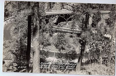 Vintage Postcard of Double Spiral Bridge Along Iron Mt. Road Black Hills SD $10.00