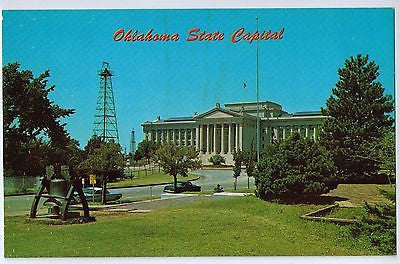 Vintage Postcard of Oklahoma State Capital Oklahoma City, OK $10.00