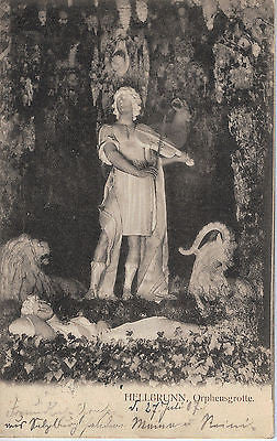 Vintage Postcard of Hellbrunn, Orpheusgrotte $10.00