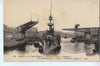 Vintage Postcard of The Naval Harbour, Montcalm Cruiser Going Out $10.00