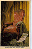 Vintage Postcard of Lincoln's Death Chair, Greenfield Village $10.00