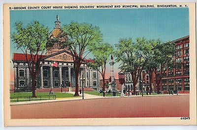Vintage Postcard of The Broome County Court House Binghamton, N.Y. $10.00