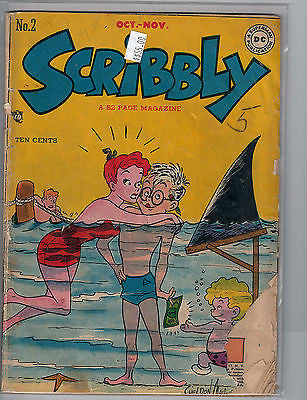 Scribbly Issue # 2 (Oct-Nov 1948) DC Comics $55.00