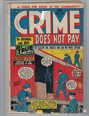 Crime Does Not Pay Issue # 71 Comic House Comics $20.00