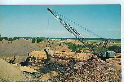 Vintage Postcard of Strip Mining in Pennsylvania A $10.00