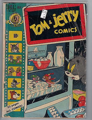 Tom & Jerry Comics Issue # 72 (Jul 1950) Dell Comics $7.00