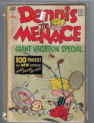 Dennis The Menace Giant Vacation Special, Summer, 1955 $18.00