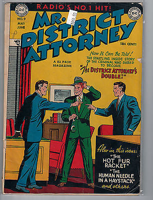 Mr. District Attorney Issue # 9 (May-Jun 1949) DC Comics $44.00