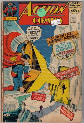 Action Comics Issue #411 DC Comics $6.00