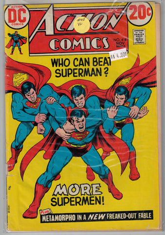 Action Comics Issue #418 DC Comics $4.00