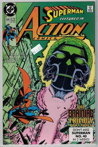 Action Comics Issue #649 DC Comics $3.00