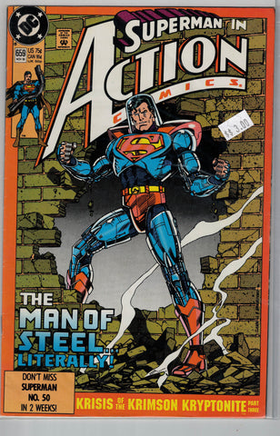 Action Comics Issue #659 DC Comics $3.00