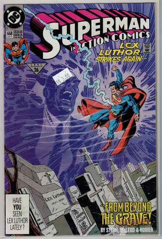 Action Comics Issue #668 DC Comics $3.00