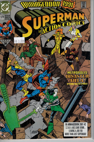 Action Comics Issue #670 DC Comics $3.00