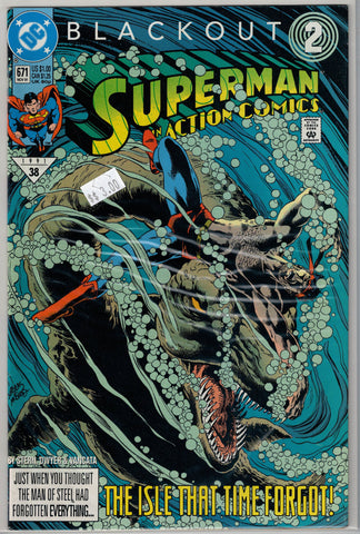 Action Comics Issue #671 DC Comics $3.00