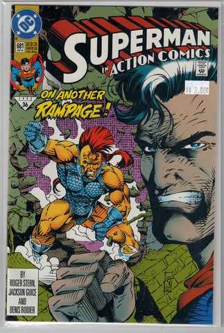 Action Comics Issue #681 DC Comics $3.00