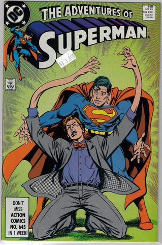 Adventures of Superman Issue # 458 DC Comics $3.00