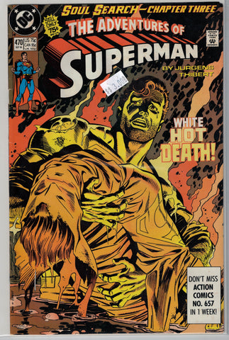Adventures of Superman Issue # 470 DC Comics $3.00