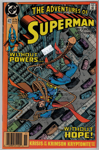 Adventures of Superman Issue # 472 DC Comics $3.00