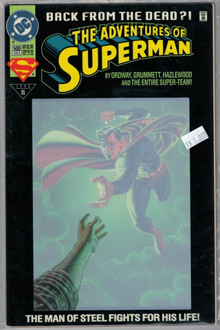 Adventures of Superman Issue # 500 Collectors Edition with card DC Comics  $5.00