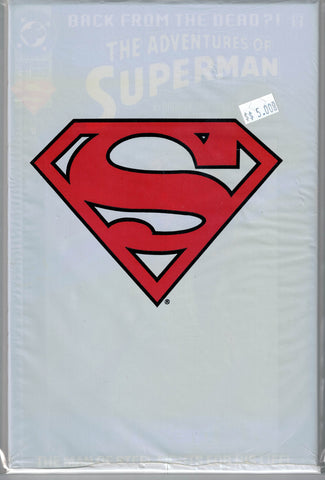Adventures of Superman Issue # 500 Collectors Edition with card in poly bag DC Comics  $5.00