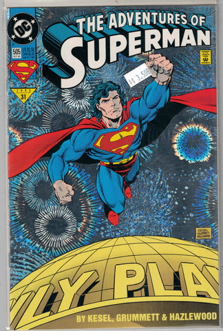 Adventures of Superman Issue # 505 foil edition DC Comics $3.50