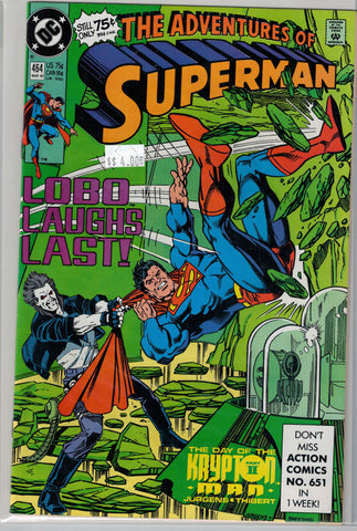 Adventures of Superman Issue # 464 DC Comics $4.00