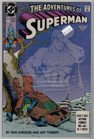 Adventures of Superman Issue # 474 DC Comics $3.00