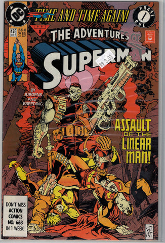 Adventures of Superman Issue # 476 DC Comics $3.00