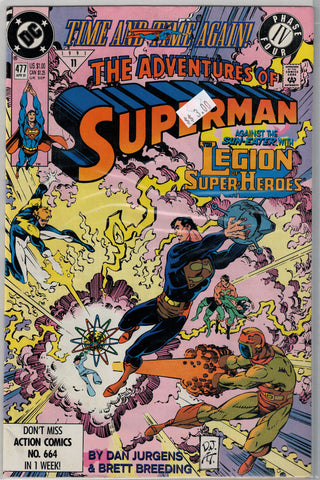 Adventures of Superman Issue # 477 DC Comics $3.00