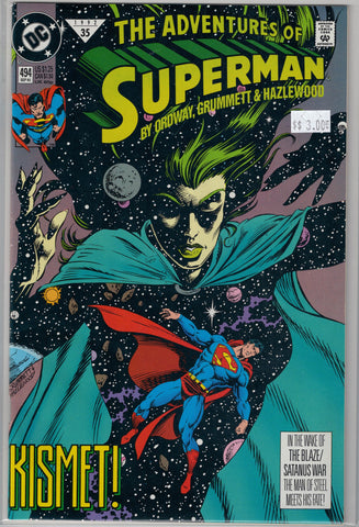 Adventures of Superman Issue # 494 DC Comics $3.00