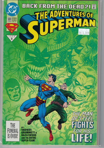 Adventures of Superman Issue # 500 DC Comics  $4.00