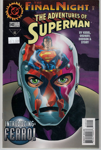 Adventures of Superman Issue # 540 DC Comics $3.00