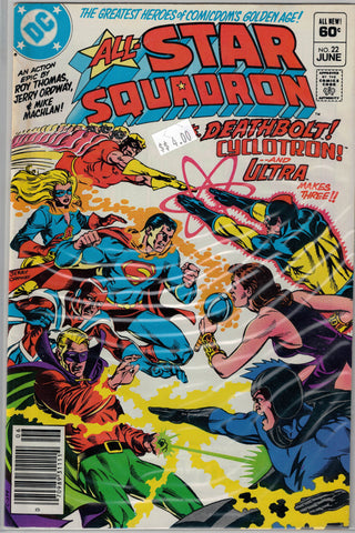 All-Star Squadron Issue #22 DC Comics $4.00