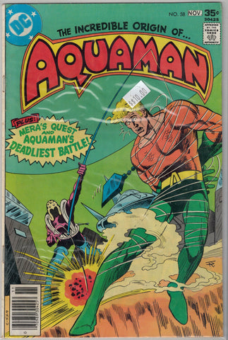 Aquaman (1st Series) Issue #58 DC Comics  $10.00